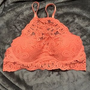 PINK Victoria’s Secret L push up crossed back Bra.